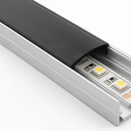 Copertura per profilo LED ANIMA / Nera