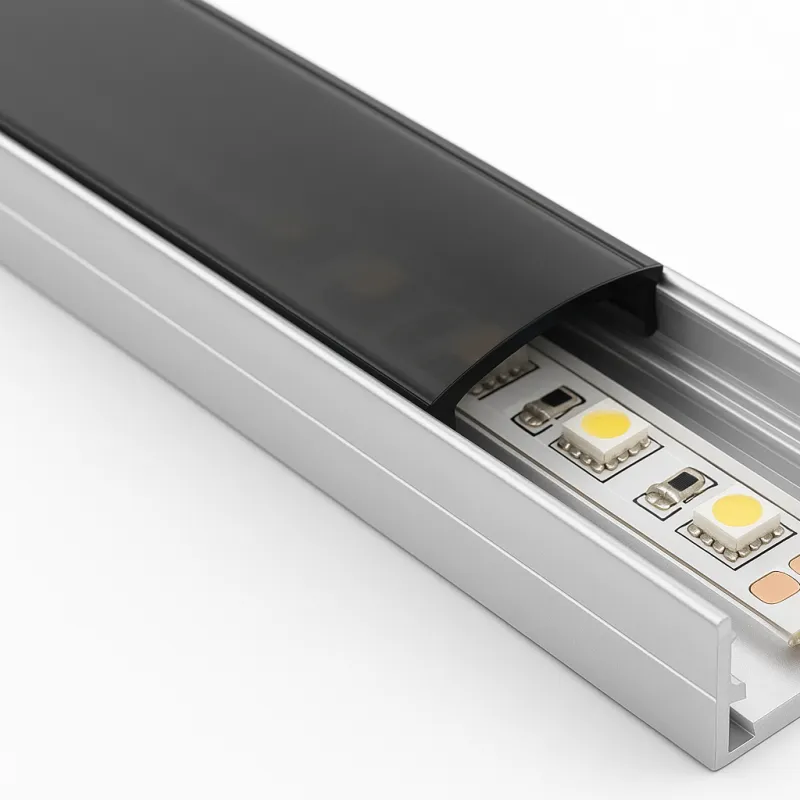 Copertura per profilo LED ANIMA / Nera