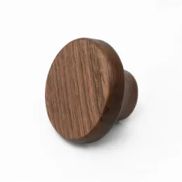 Pomello in legno ALICA / Noce americano laccato
