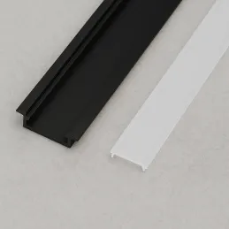 Profilo in alluminio ANIMA LL-03 per illuminazione LED con copertura / Nero opaco
