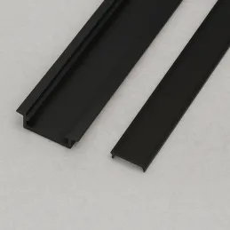 Profilo in alluminio ANIMA LL-03 per illuminazione LED con copertura / Nero opaco
