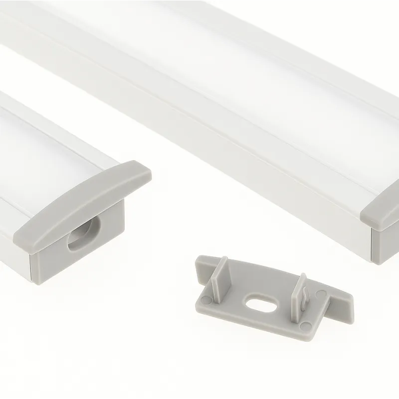 Tappo per profilo LED ANIMA LL-03 - con foro / Grigio