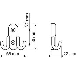 Appendiabiti LINIO / Satina