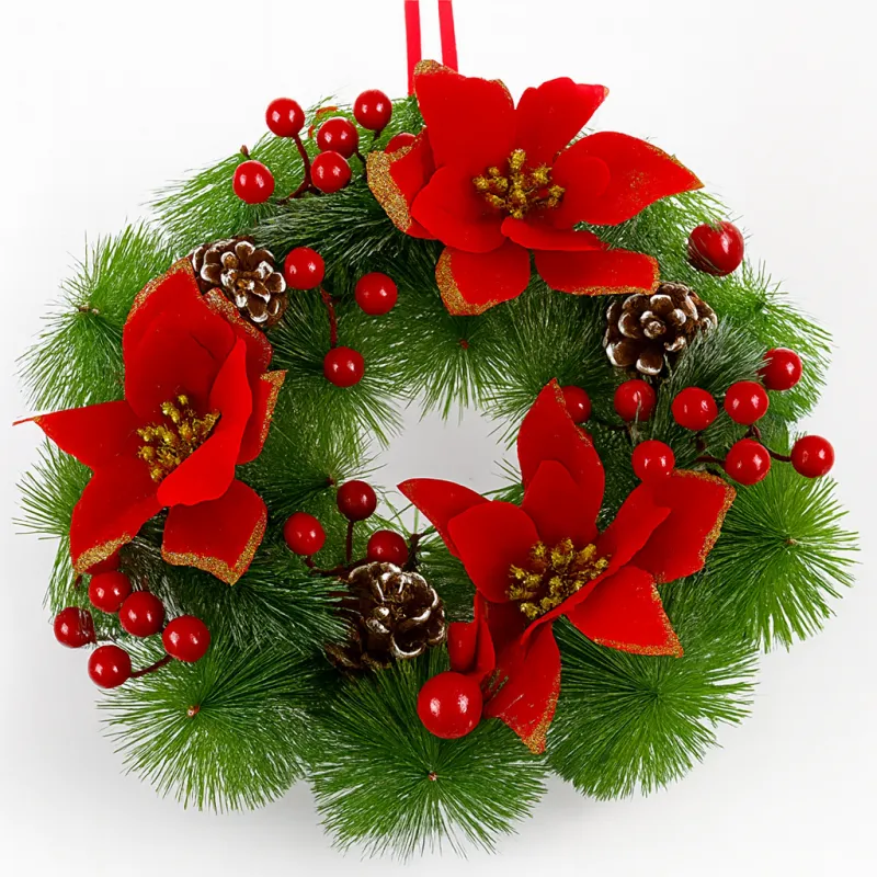 Corona dell’Avvento 300 CHRISTMAS / Rosso