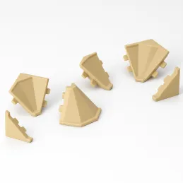 Set di terminali per profilo di tenuta KRONOSPAN / Beige