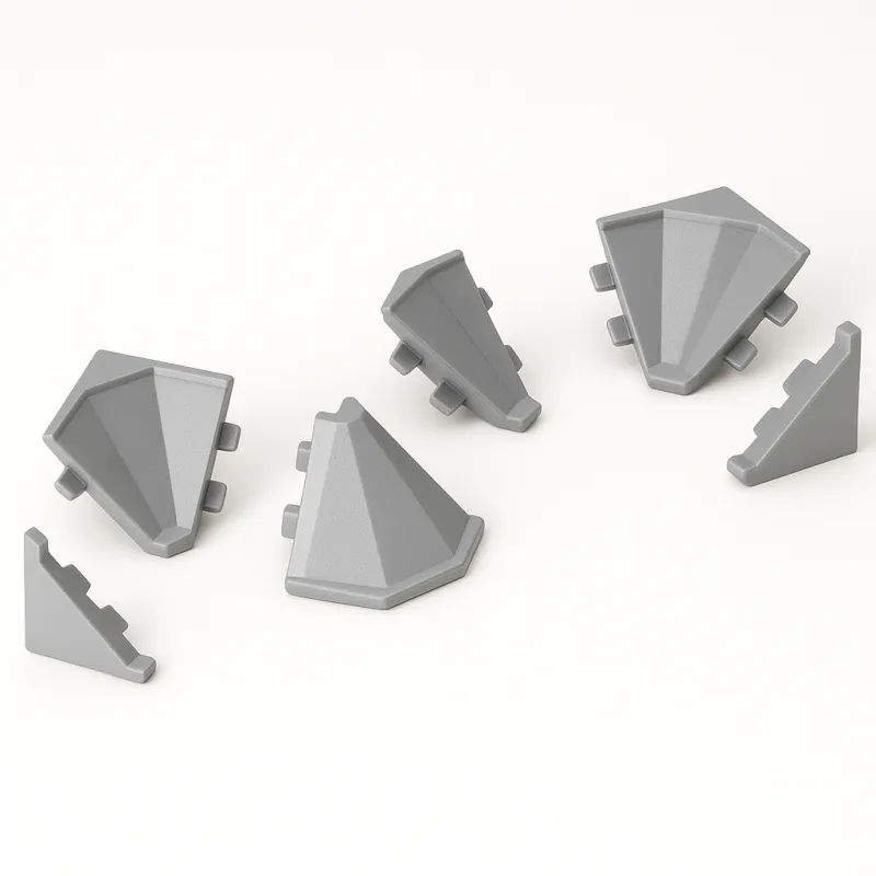 Set di terminali per profilo di finitura KRONOSPAN / Grigio