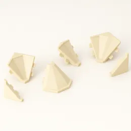 Set di terminali per profilo di finitura KRONOSPAN / Beige crema