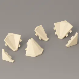 Set di terminali per profilo di finitura KRONOSPAN / Beige crema