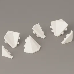 Set di terminali per profilo di tenuta KRONOSPAN / Bianco