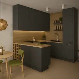 Ante per mobili SENOSAN super opaco / Grigio scuro 85383 SCR