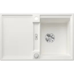 Lavello in gres Blanco ADIRA 45 S con comando eccentrico / Bianco