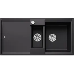 Lavello in gres Blanco ADIRA 6 S / Nero