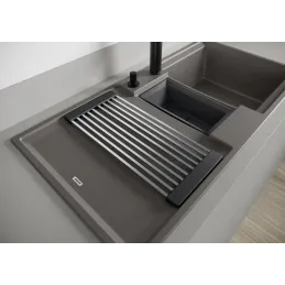 Lavello in gres Blanco ADIRA 6 S / Antracite