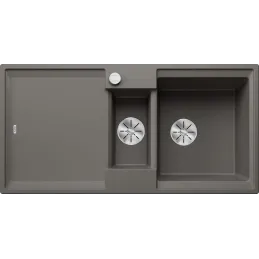Lavello in ceramica Blanco ADIRA 6 S / Grigio vulcano