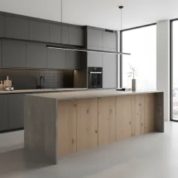 Piano di lavoro KRONOSPAN Light Grey Concrete / K200 RS