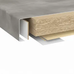 Piano di lavoro KRONOSPAN Light Grey Concrete / K200 RS