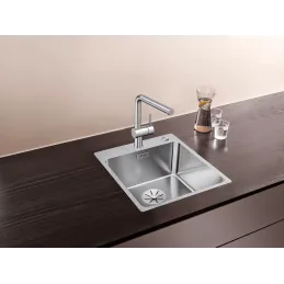 Lavello in acciaio inox Blanco SOLIS 340/180-IF/A / PushControl