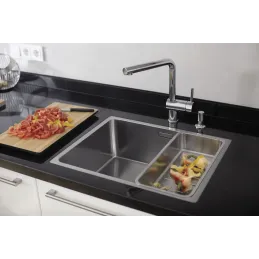 Lavello in acciaio inox Blanco ANDANO 500-IF