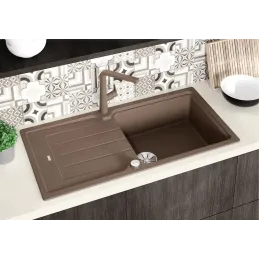 Miscelatore Blanco LINEE S / Silgranit / doccetta