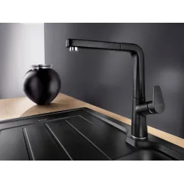 Miscelatore Blanco LINEE S / silgranit / doccetta