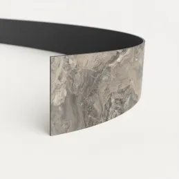 Bordo ABS per piano di lavoro Marmo Cipollino grigio F093