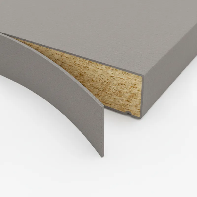 Alzatina in ABS per piano di lavoro Alluminio finemente spazzolato F502