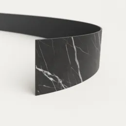 Bordo ABS per piano di lavoro Pietra Grigia Nero / F206