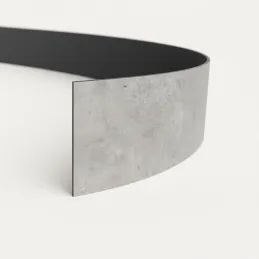 Bordo ABS per piano di lavoro Beton Chicago Grigio chiaro / F186