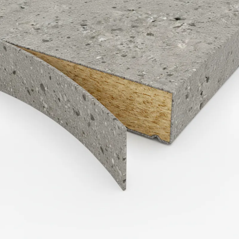 Bordo ABS per piano di lavoro EGGER Terrazzo Triestino Grigio / F021