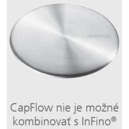 Copertura in acciaio inox per cestello filtrante Capflow – per lavelli in gres porcellanato