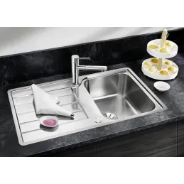 Lavello in acciaio inox Blanco LEMIS 45 S-IF