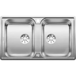 Lavello in acciaio inox Blanco LEMIS 45 S-IF