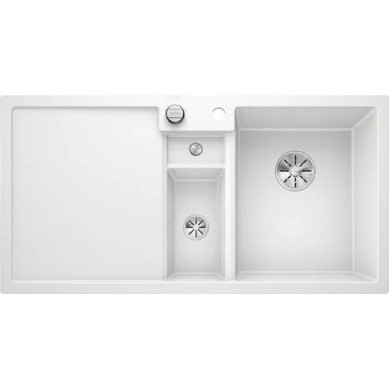 Lavello in gres Blanco COLLECTIS 6 S con comando eccentrico / Bianco