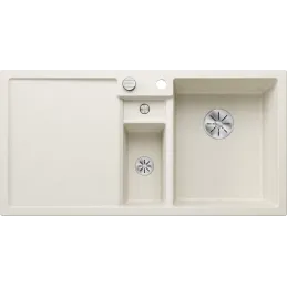 Lavello in gres Blanco COLLECTIS 6 S con comando remoto dello scarico / Bianco soft