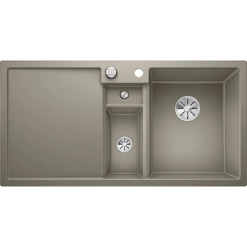 Lavello in gres Blanco COLLECTIS 6 S con comando remoto dello scarico / Tartufo