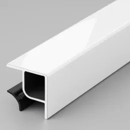 Giunto angolare per zoccolo da cucina 90° / Bianco lucido