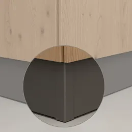 Giunto angolare per zoccolo da cucina 90° / Antracite