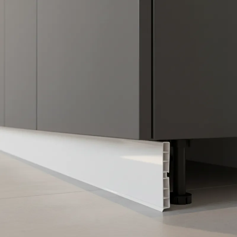 Zoccolino da cucina in plastica PAX / Bianco lucido RAL 9016