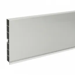 Zoccolo da cucina in plastica PAX / Alluminio spazzolato