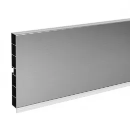 Zoccolo da cucina in plastica PAX / Acciaio inox spazzolato