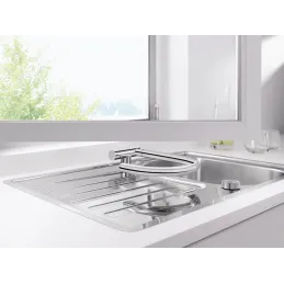 Miscelatore Blanco ZENOS S / Silgranit / doccetta