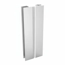 Giunto flessibile per zoccolo PAX - da 90° a 270° / Alluminio spazzolato
