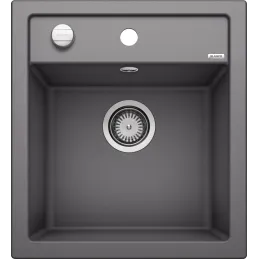 Lavello in ceramica Blanco DALAGO 45 con comando eccentrico / Grigio roccia