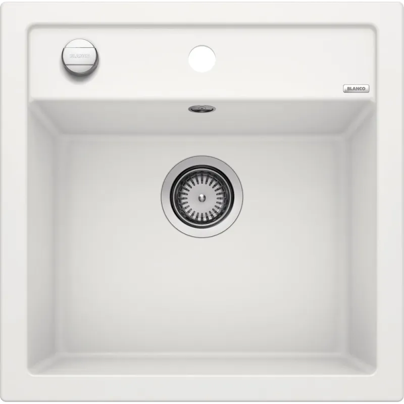Lavello in gres Blanco DALAGO 5 con comando remoto per lo scarico / Bianco