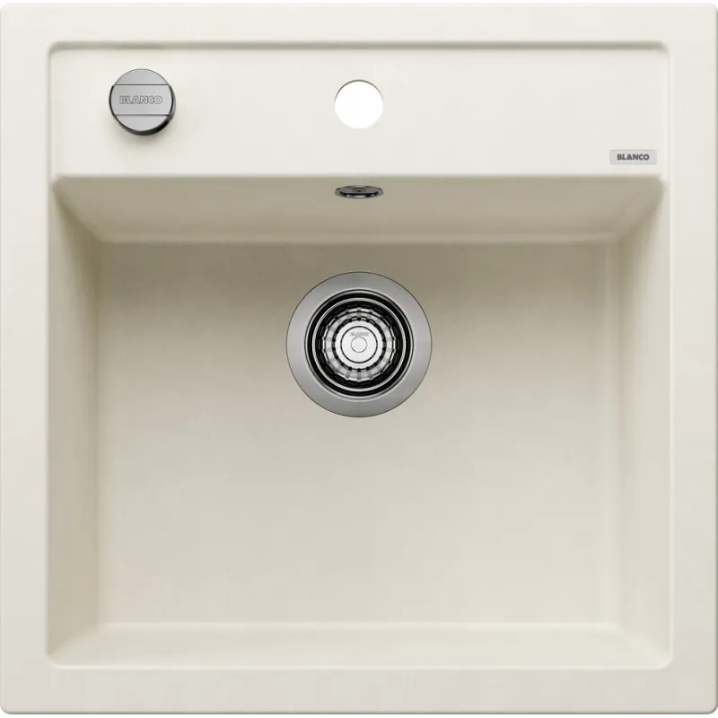 Lavello in gres Blanco DALAGO 5 con comando remoto dello scarico / Bianco soft