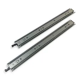 Guida telescopica per cassetti con bloccaggio HEAVY da 53 mm – per carichi pesanti – portata 100 kg