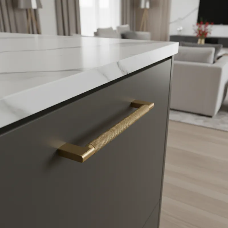 Maniglia INDUST / Oro antico