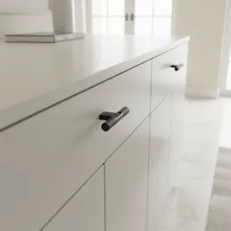 Pomello INDUST DUO / Nero opaco