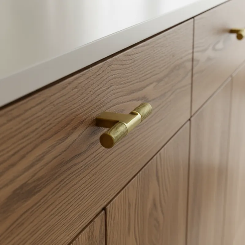 Pomello INDUST DUO / Oro anticato
