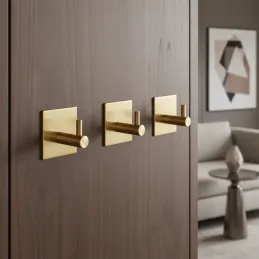 Appendino adesivo GINNA / Oro spazzolato